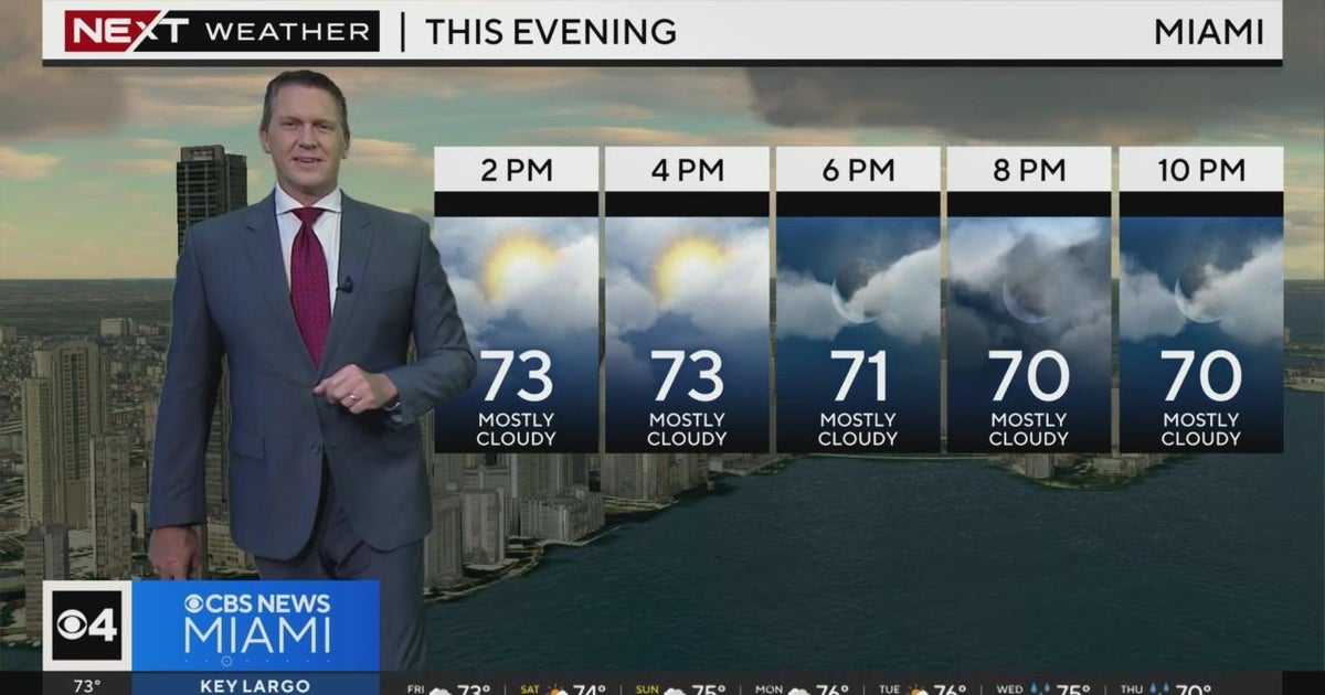 Miami Weather for Friday 12/22/2023 12PM - CBS Miami