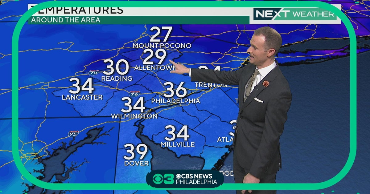 NEXT Weather: When 50s return - CBS Philadelphia