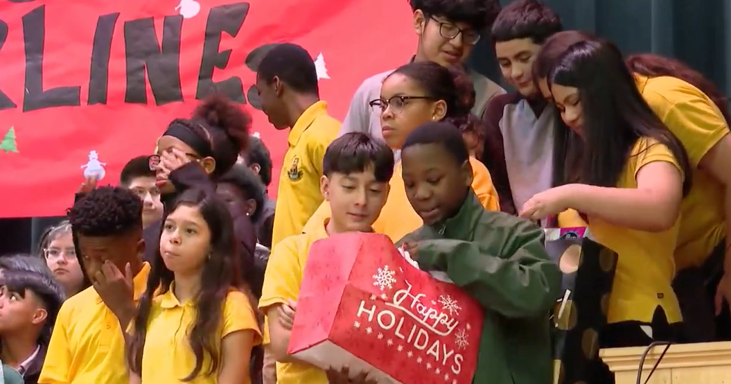 Some students at Rusk Middle School left feeling merry and bright after ...