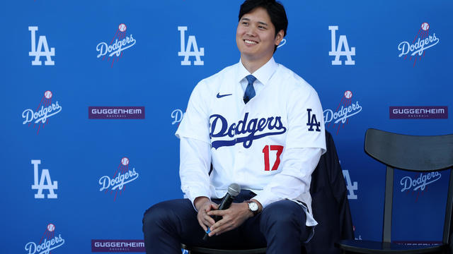 MLB: DEC 14 Dodgers Introduce Shohei Ohtani 