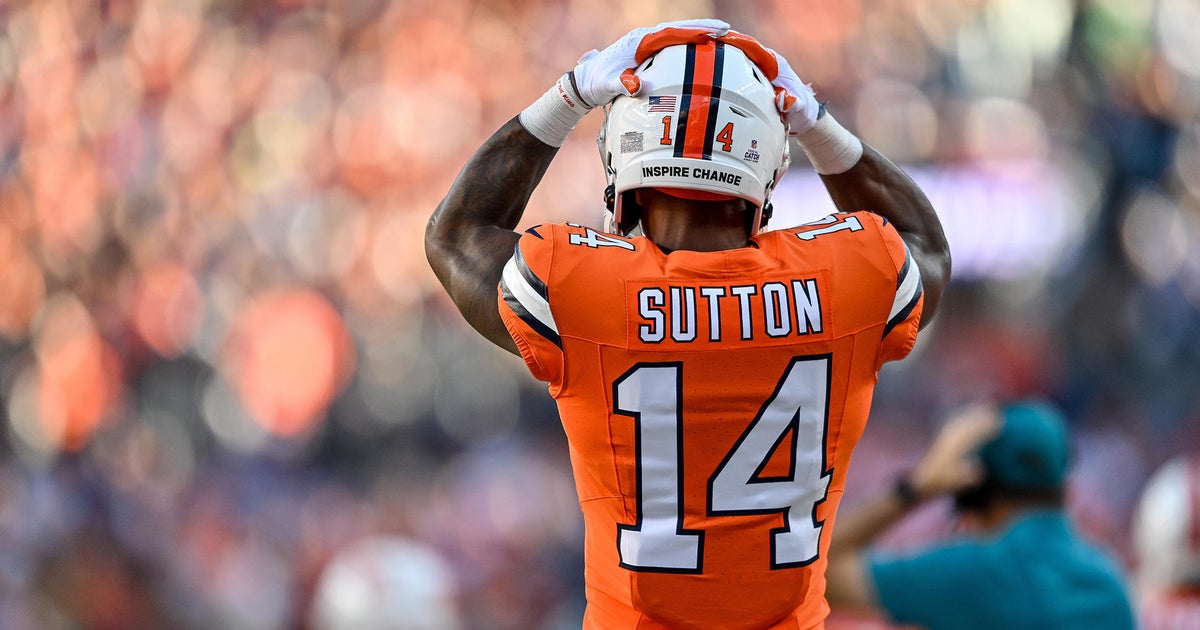 Courtland Sutton ruled out after leaving Denver Broncos game with concussion - CBS Colorado