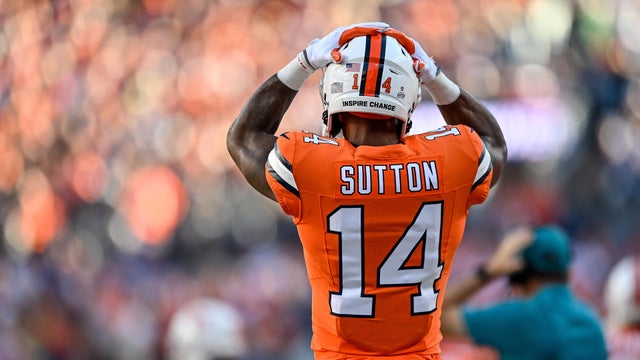Courtland Sutton ruled out after leaving Denver Broncos game with concussion - CBS Colorado