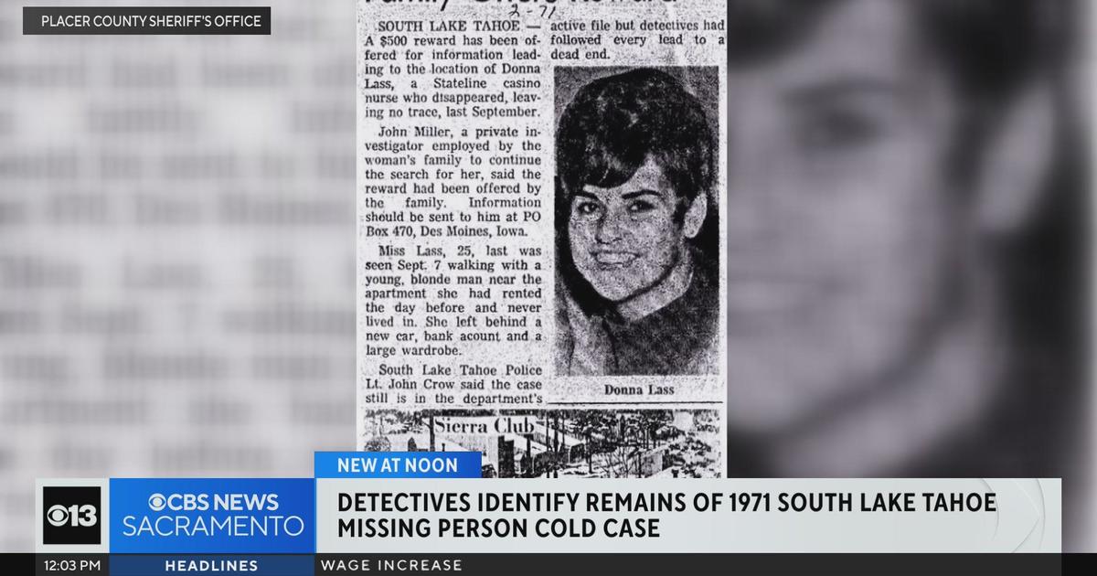 Remains Identified Of 1971 South Lake Tahoe Missing Person Cold Case Cbs Sacramento 5860