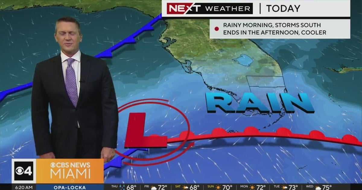 Miami AM forecast for Thursday 12/27/23: Rain on tap - CBS Miami