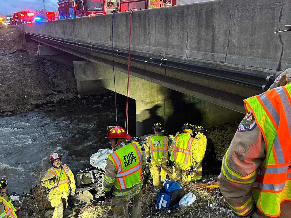 First responders braved dangerous terrain to rescue trapped driver ...