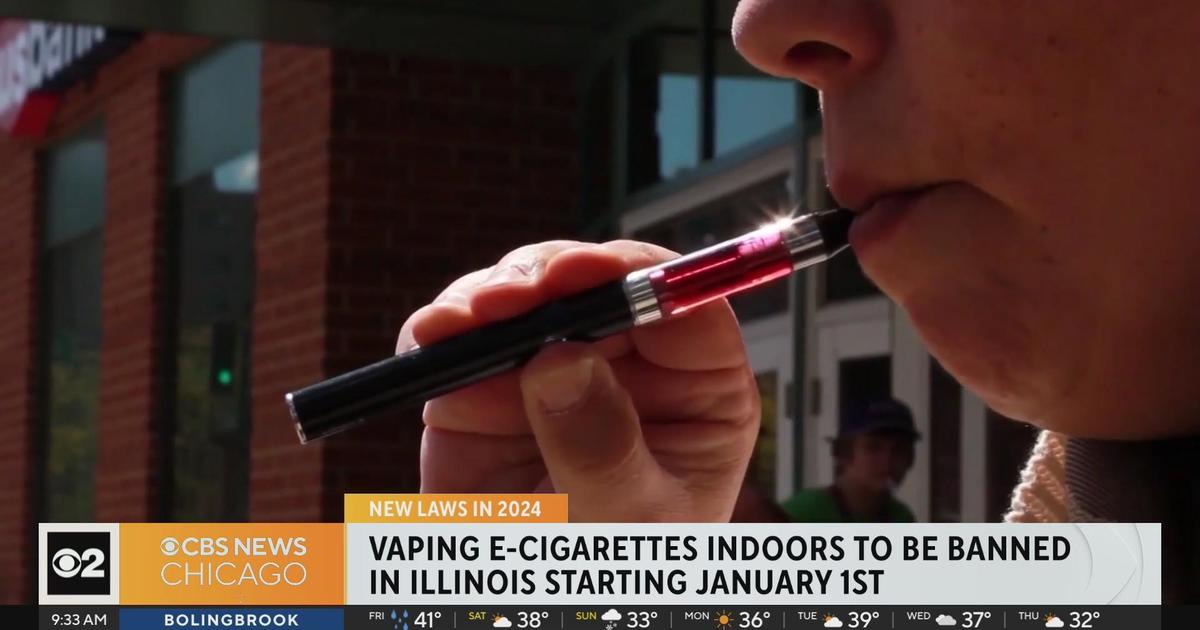 Vaping e cigarettes indoors to be banned in Illinois in 2024