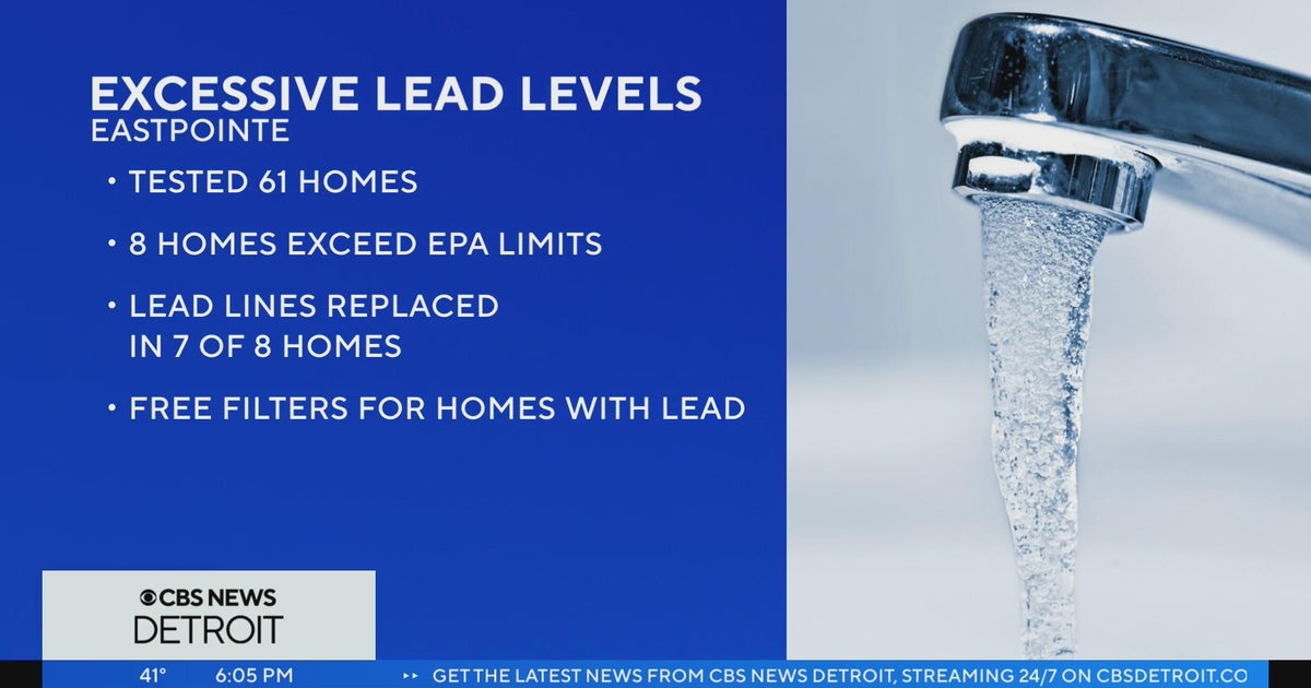 City of Eastpointe to provide water filters to homes with high levels