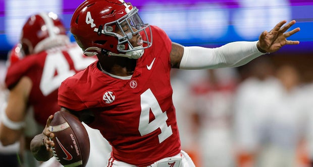 Alabama Crimson Tide No. 4 Jalen Milroe