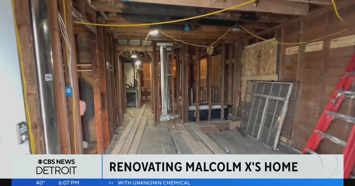 Leave your mark on the historic Malcolm X home in Inkster - CBS Detroit