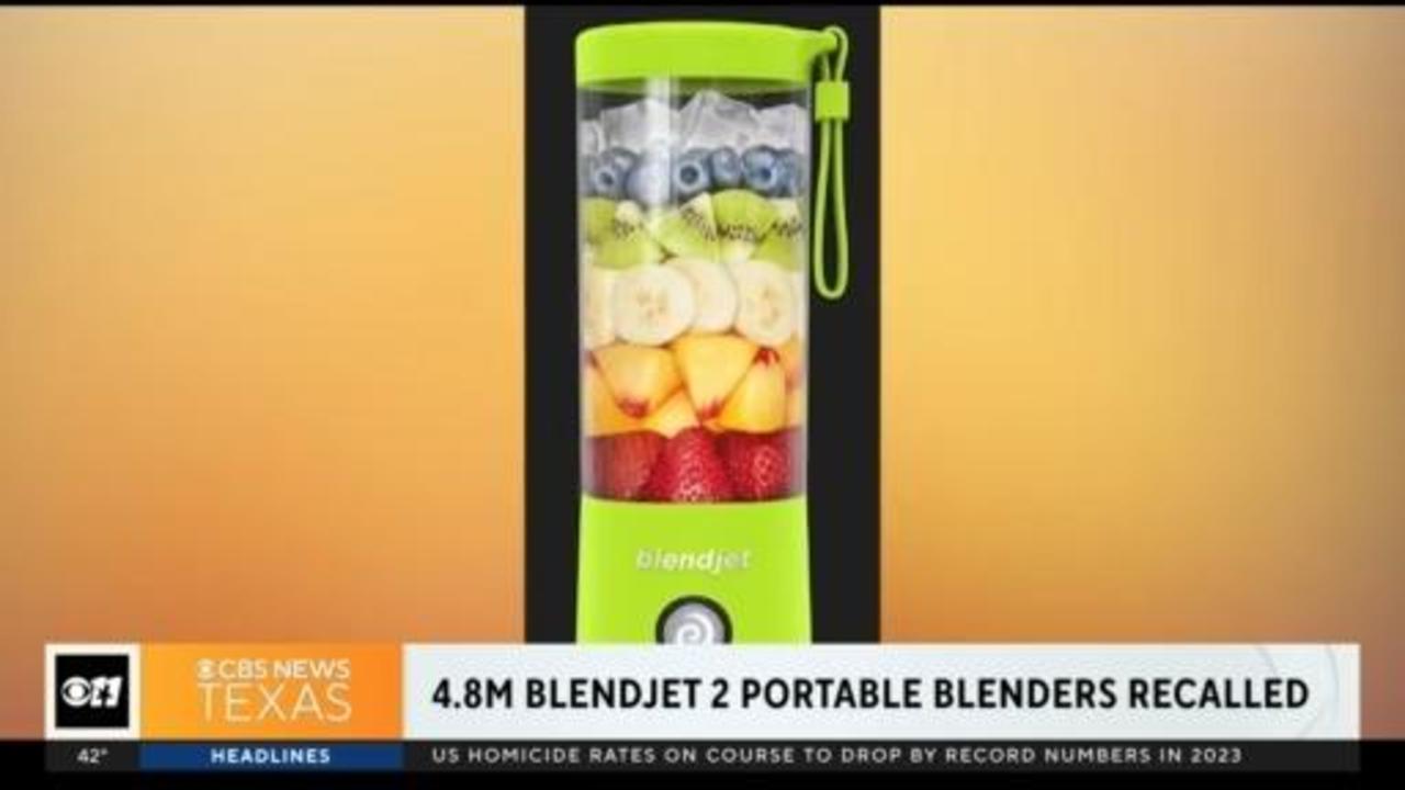 Blendjet recalls portable blenders - CBS Texas