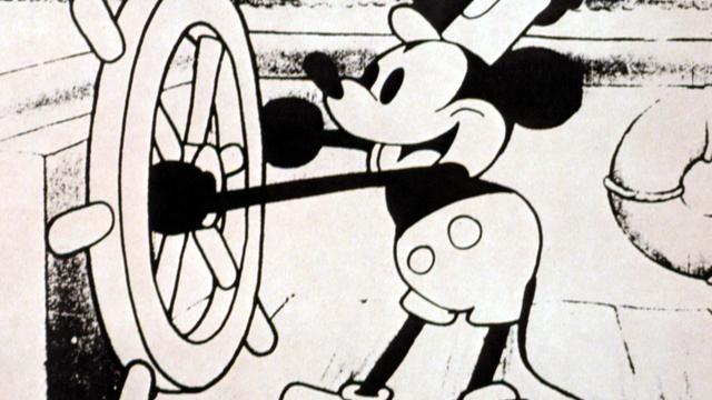 Mickey Mouse in "Steamboat Willie" 