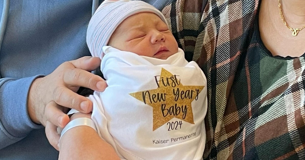 1st baby born in 2024 in Bay Area arrives just after midnight in San Francisco CBS San Francisco