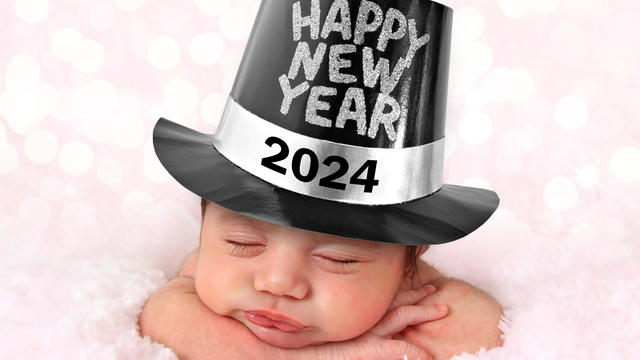 Happy New Year baby 2024 