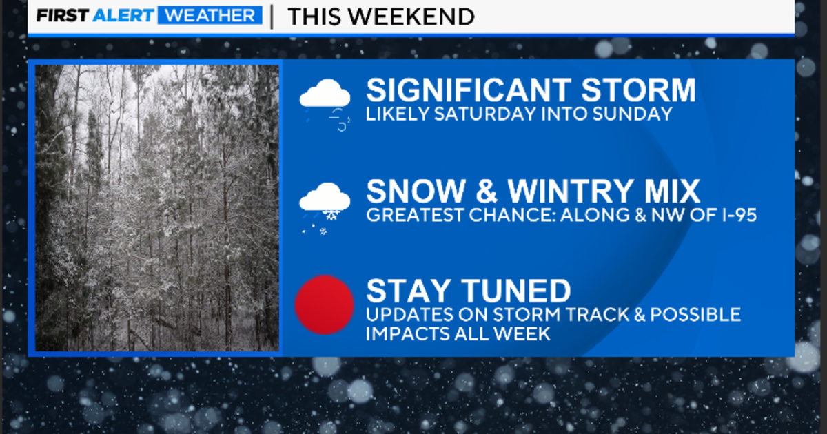 Maryland Weather: A winter storm could impact the area this weekend