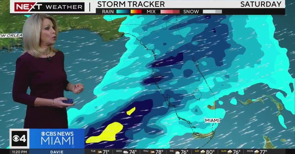 NEXT Weather forecast for Tuesday 1/2/24 11PM - CBS Miami