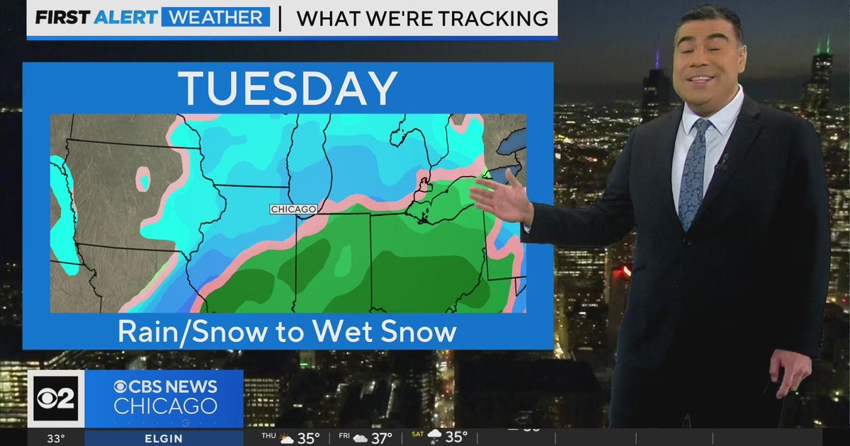 Chicago First Alert Weather: Tracking a winter storm next week - CBS ...
