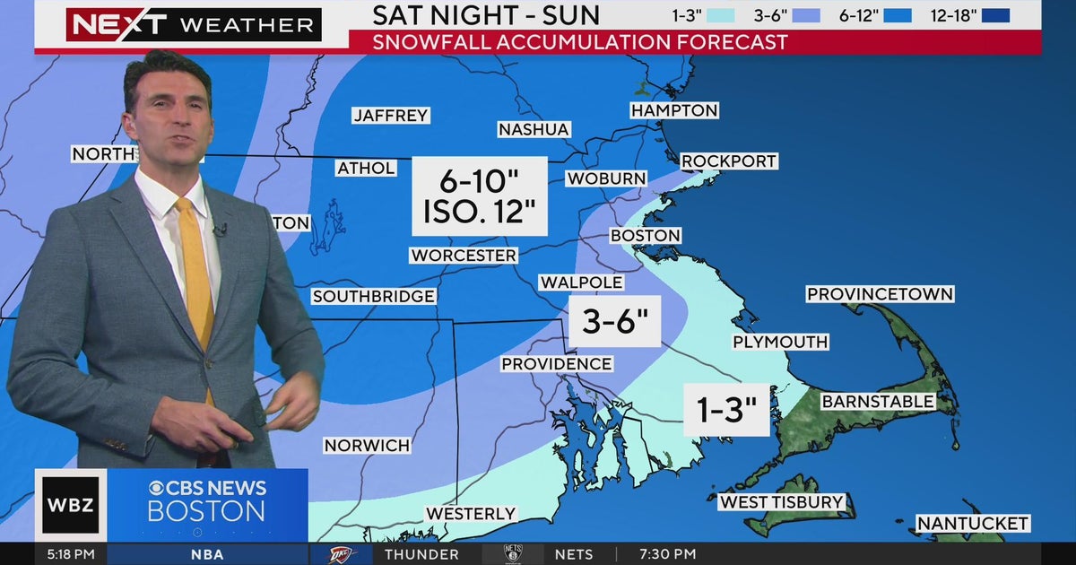 Next Weather: WBZ Evening Forecast For January 5, 2024 - CBS Boston