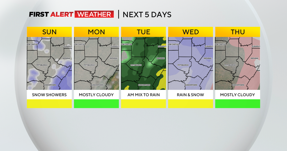 Pittsburgh Weather: More snow expected to move through on Sunday - CBS ...