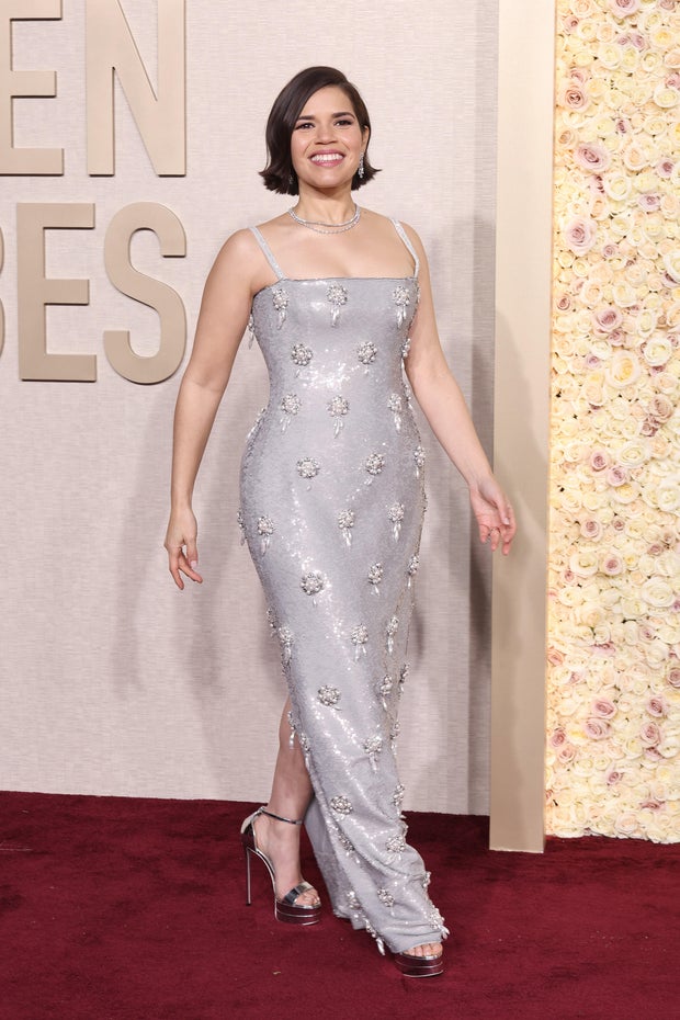 America Ferrera attends the 81st Annual Golden Globe Awards