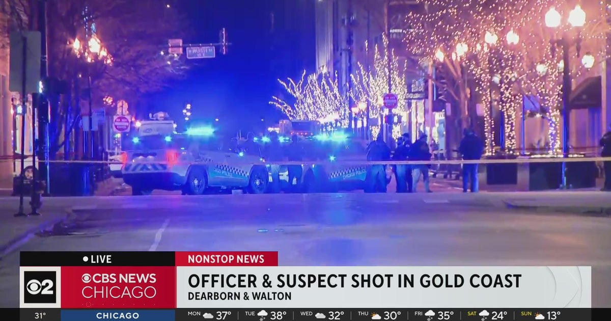 Chicago police officer and suspect shot on Chicago's North Side - CBS ...
