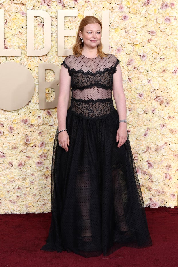 Sarah Snook attends the 81st Annual Golden Globe Awards