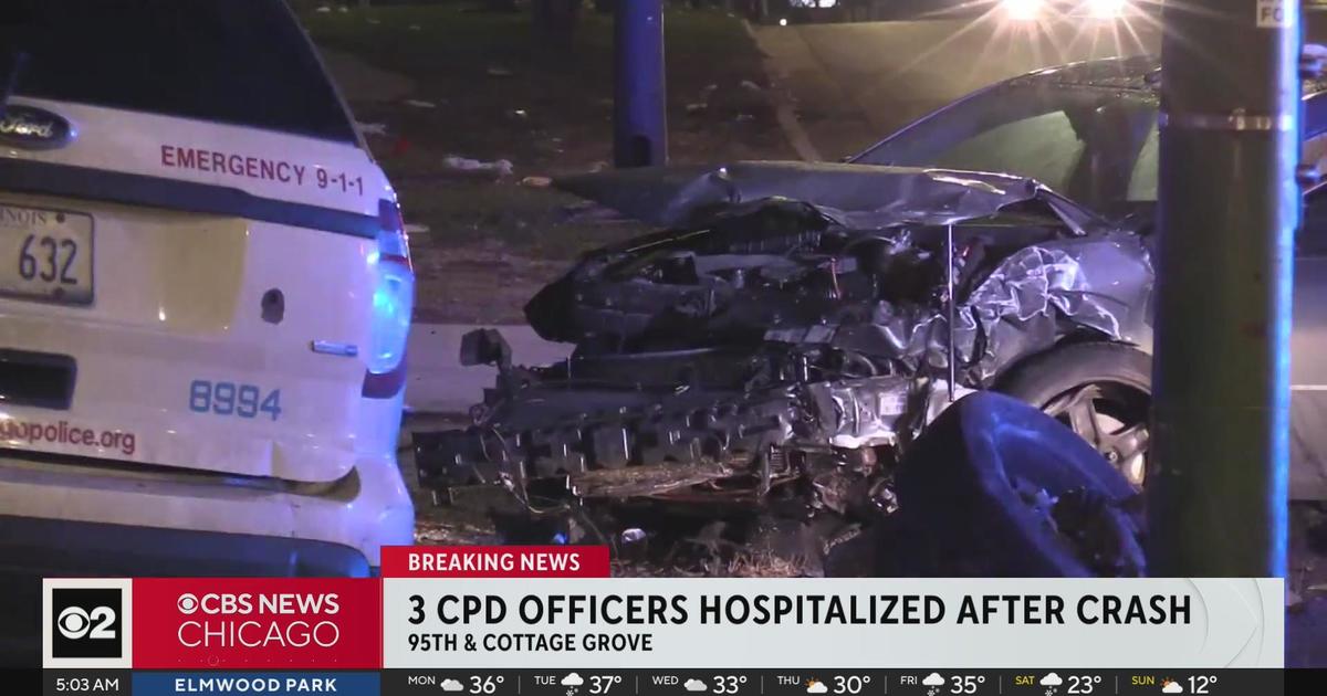 3 Chicago Police Officers Injured In Crash On Chicago's South Side ...