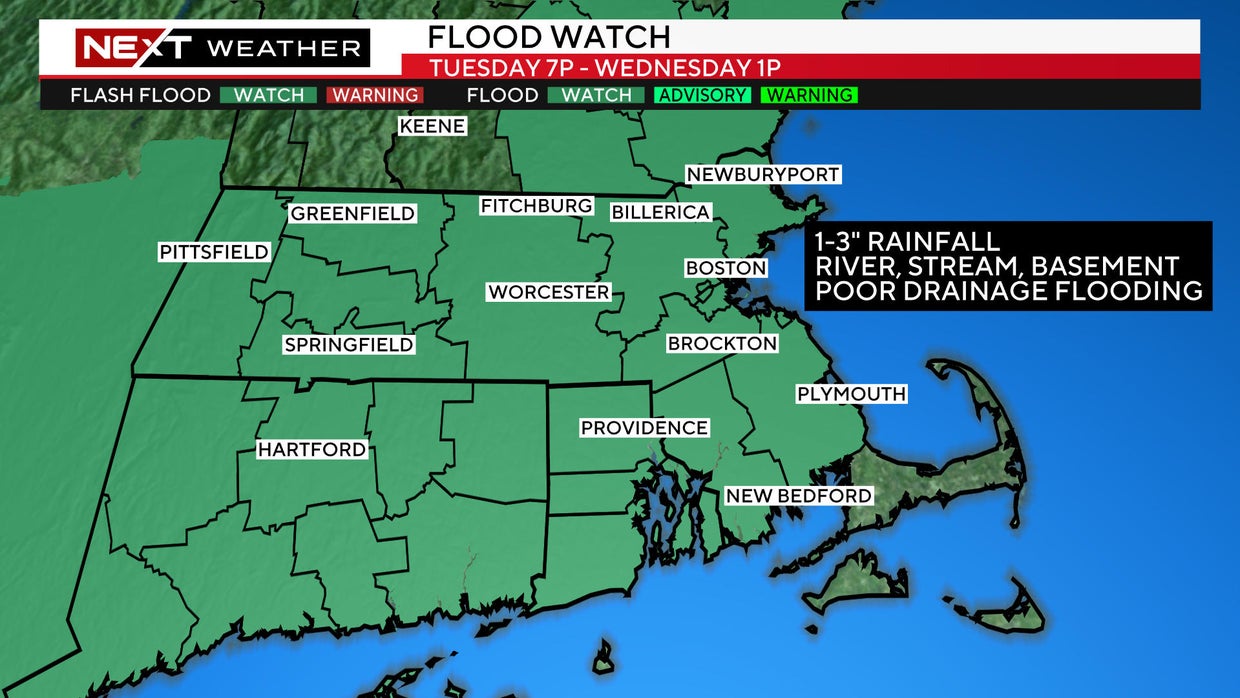 Flooding still a concern as torrential rain moves out of Massachusetts ...
