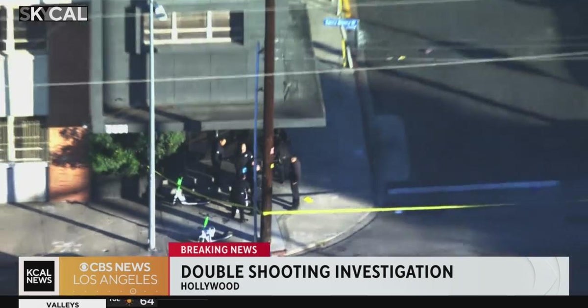 Shooting investigation underway in Hollywood - CBS Los Angeles
