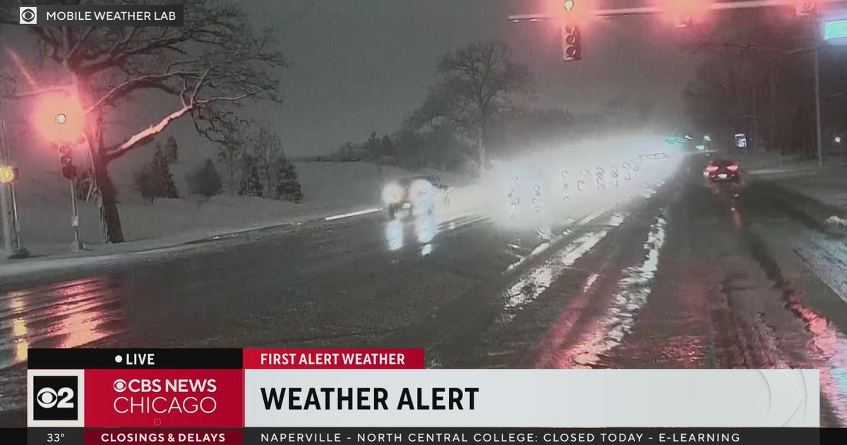Wintry mix causing slick road conditions for Chicago-area commuters ...