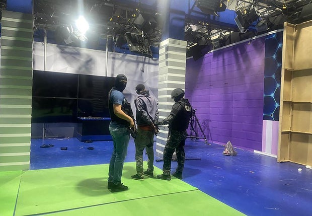 ECUADOR-STATE OF EMERGENCY-TV-ATTACK