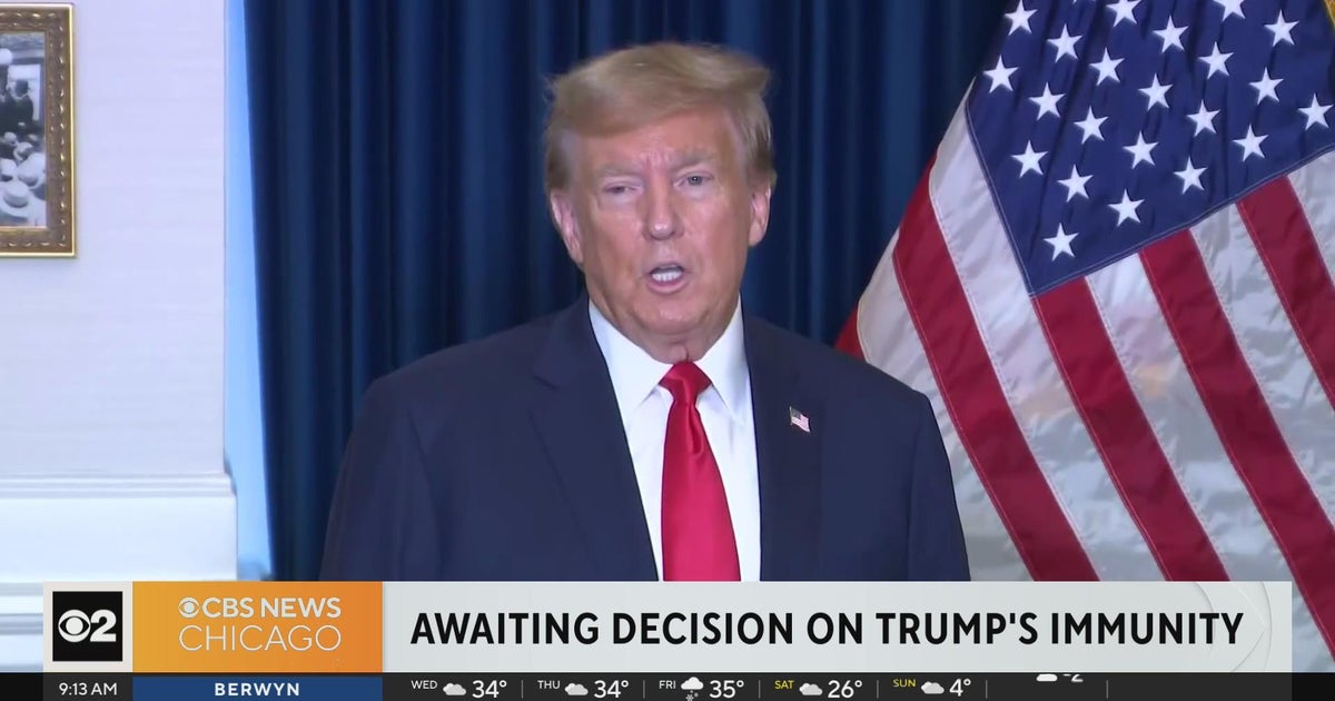 Awaiting ruling on question of Trump