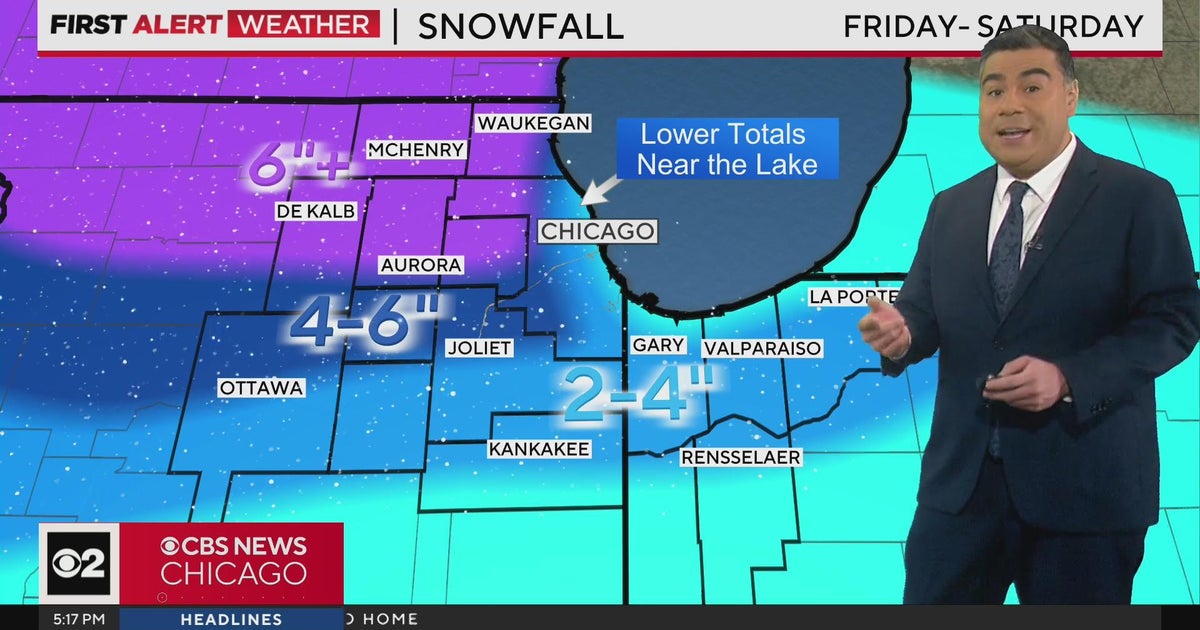 Chicago area braces for Friday winter storm - CBS Chicago