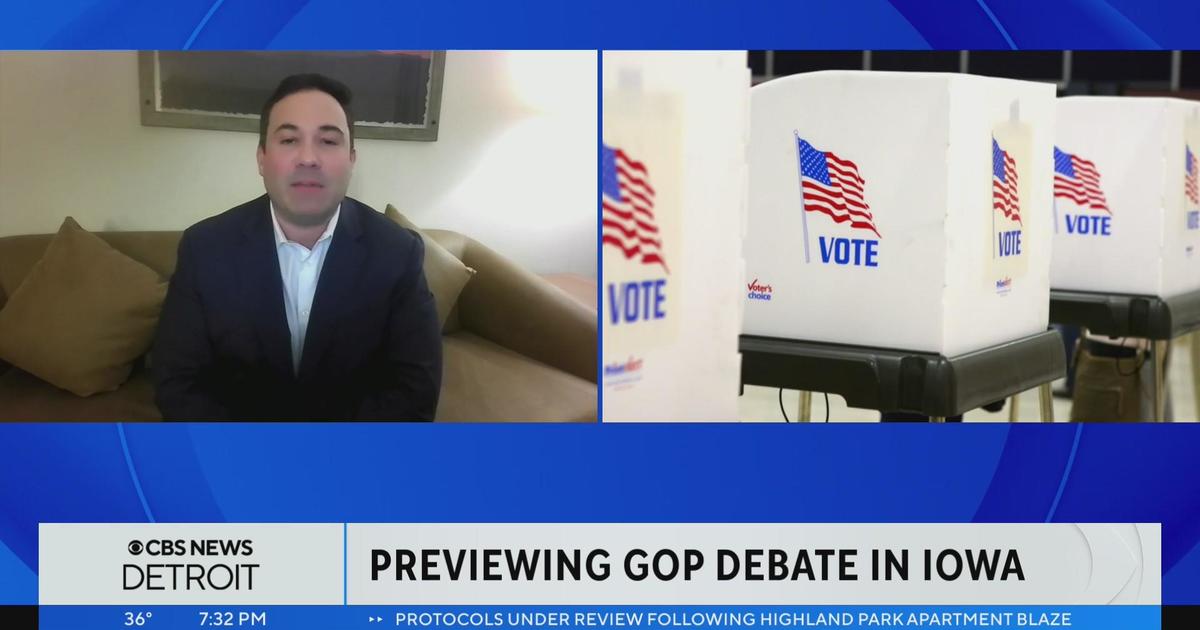 Previewing The Republican Party Presidential Debate In Iowa - CBS Detroit