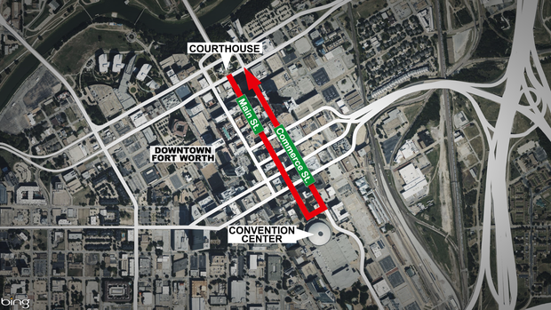 stockshow parade route after explosion 