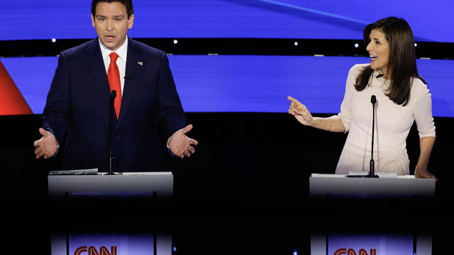 GOP Presidential Candidates Nikki Haley And Ron DeSantis Participate In Primary Debate Ahead Of Iowa Caucus 