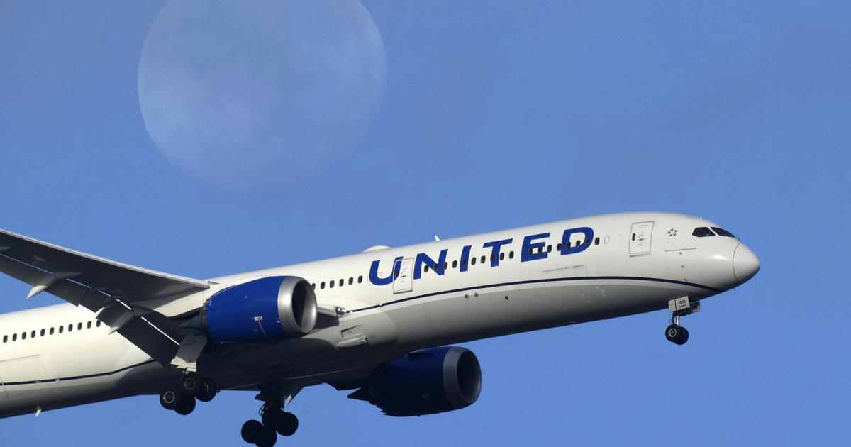 Панелът на фюзелажа на полет на United Airlines — Boeing