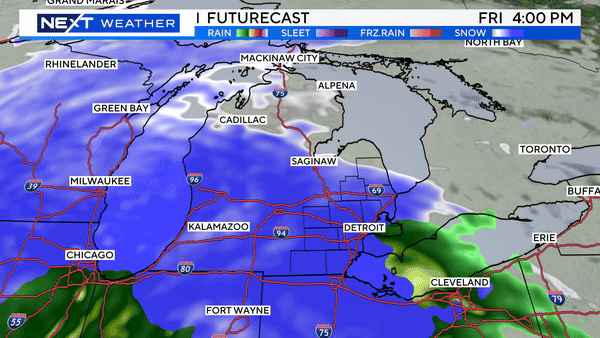 Winter storm arrives in Michigan today. Here's how much snow our  meteorologists forecast. - CBS Detroit