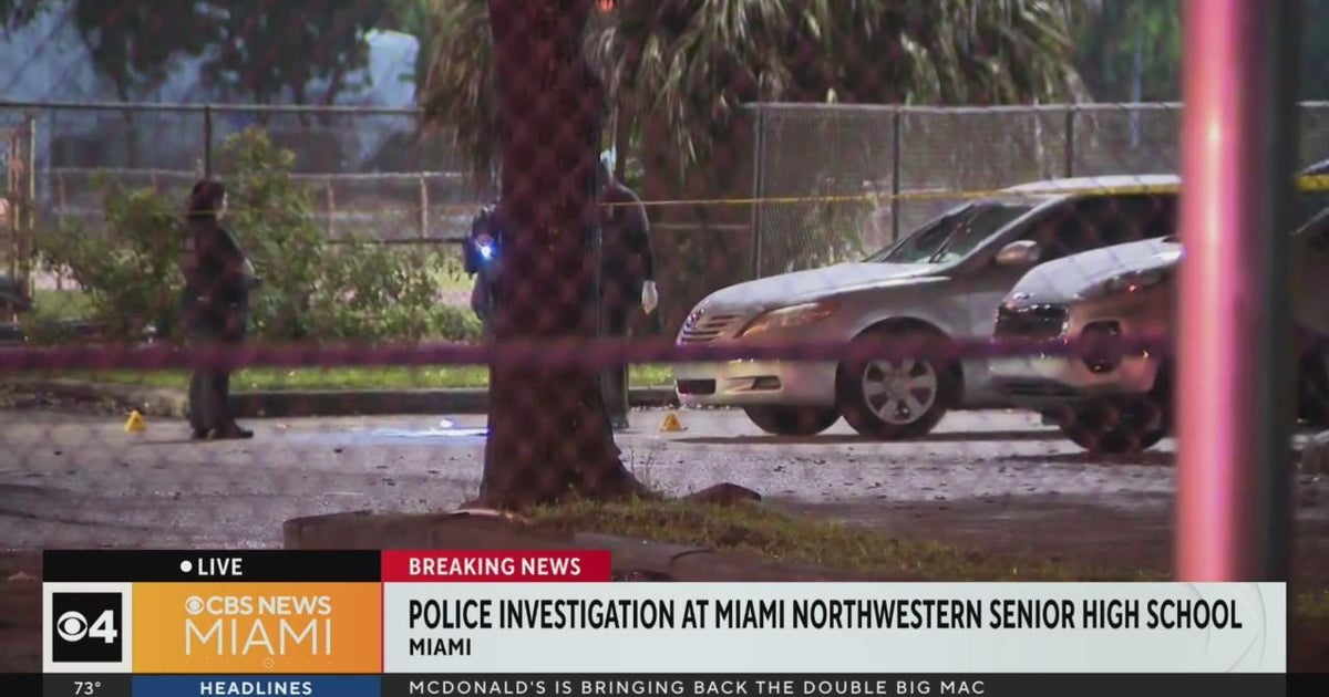Law enforcement investigation underway in the parking great deal of Miami Northwestern Senior Substantial Faculty Law enforcement investigation underway in the parking great deal of Miami Northwestern Senior Substantial Faculty