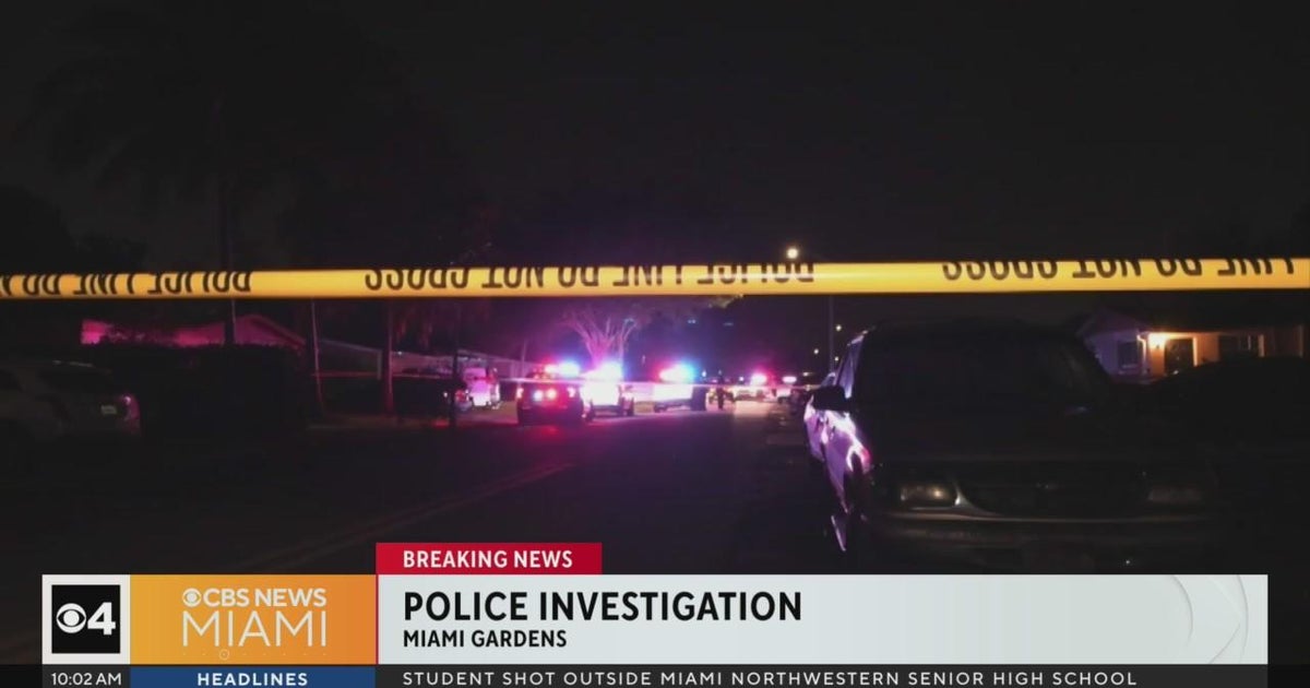 Police investigation underway in Miami Gardens - CBS Miami