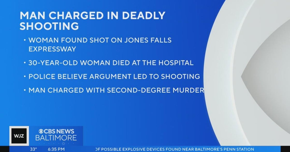 Man charged in deadly shooting of woman on JFX, police say - CBS Baltimore