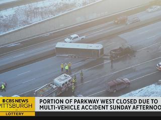 Truck fire leads to lengthy closure of the Parkway West