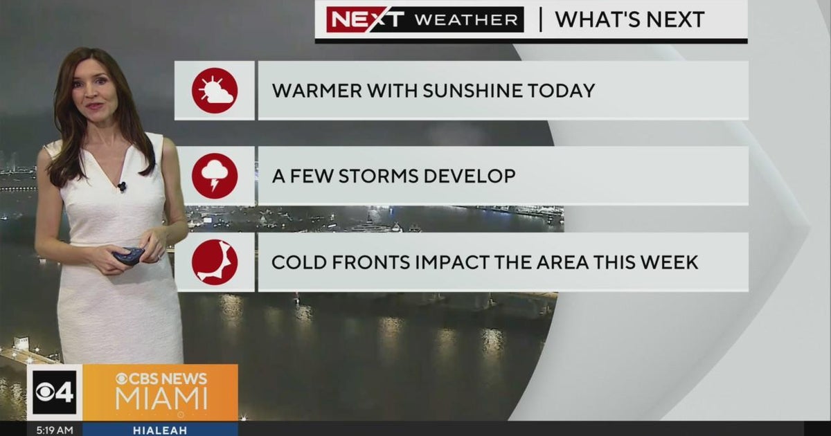 Miami Weather for Monday 1/15/2024 5AM - CBS Miami