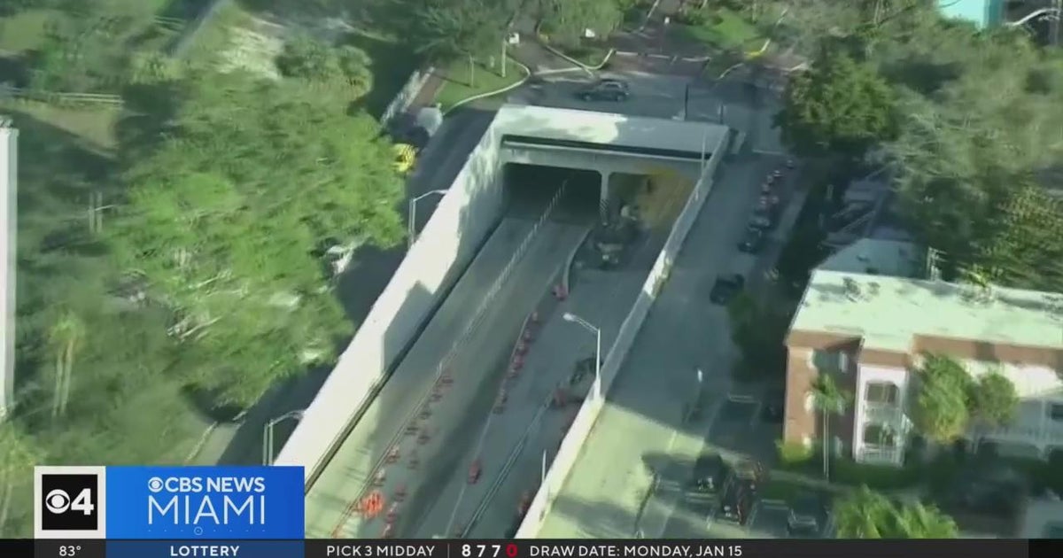 Five blocks of US1 near Henry Kinney Tunnel In Fort Lauderdale closed to traffic Five blocks of US1 near Henry Kinney Tunnel In Fort Lauderdale closed to traffic