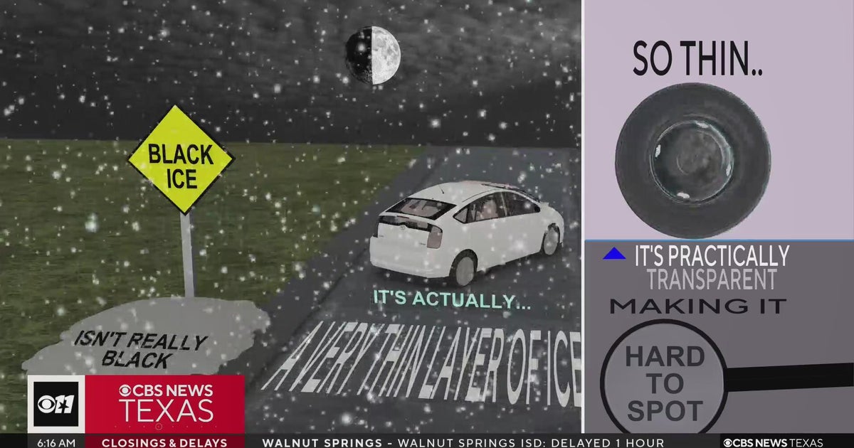 Watch out for black ice on your Tuesday AM commute! - CBS Texas