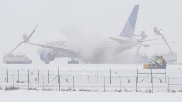 Winter storm grounds 300 plus flights at Denver International Airport 