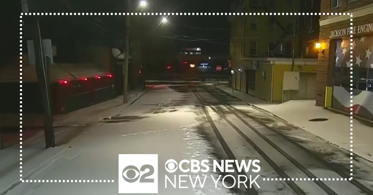 Watch for icy roadways on snow-covered morning commute - CBS New York