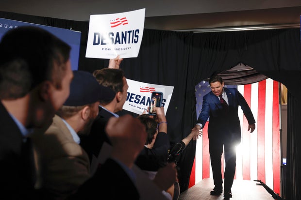 Ron DeSantis Holds His Caucus Night Event In Iowa