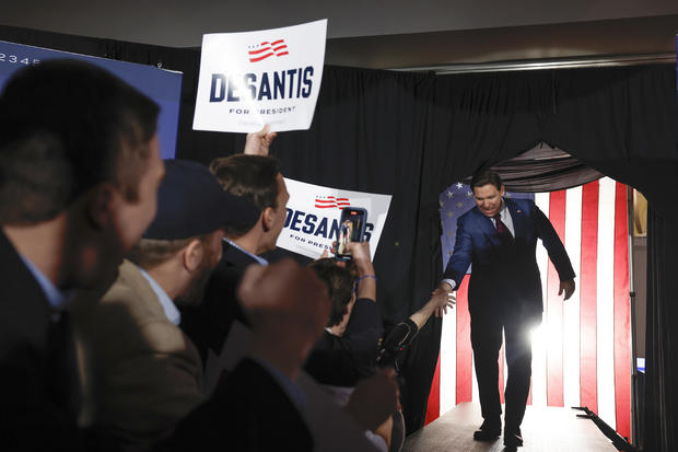 Ron DeSantis Holds His Caucus Night Event In Iowa 