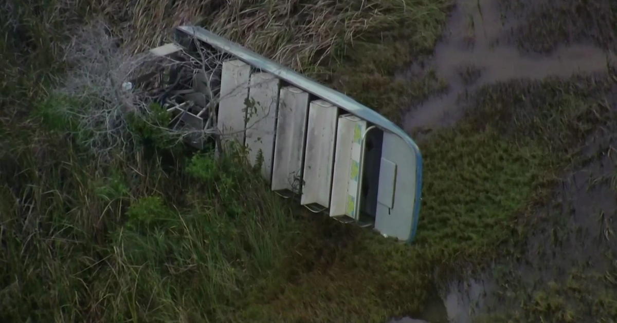 Airboat crashes in Florida Everglades in SW Miami-Dade with quite a few travellers on board