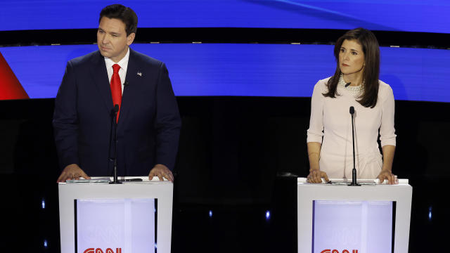 GOP Presidential Candidates Nikki Haley And Ron DeSantis Participate In Primary Debate Ahead Of Iowa Caucus 